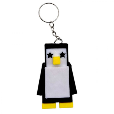 3D Брелоки ROBLOX (Роблокс) STAR PIGEON / ПІНГВІН БАТЛ KEYCHAIN, 3D друк OYTOY 02018100