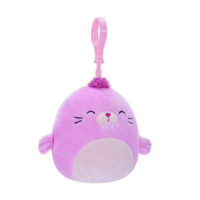 М'яка іграшка Морж Пепе Squishmallows SQCP00150 на кліпсі 9 см