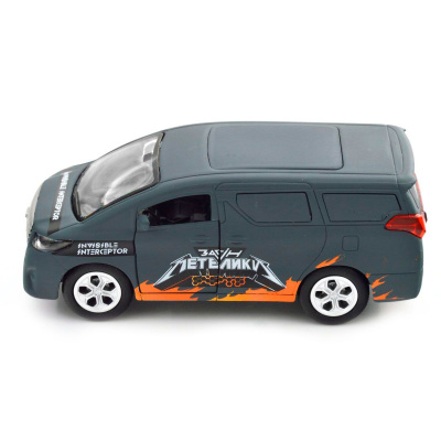 Машинка металева із серії Шеврони Героїв - Toyota Alphard - Загін метеликів TechnoDrive KM6011