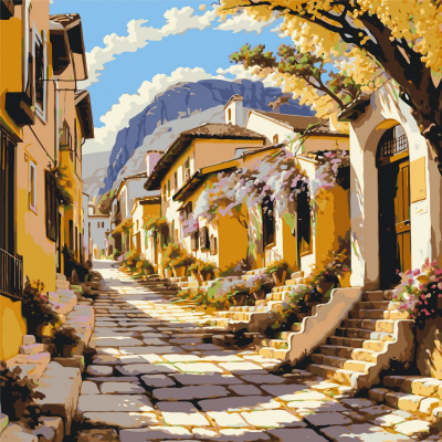Картина по номерах Бути в моменті 40x40 см Origami LW31630