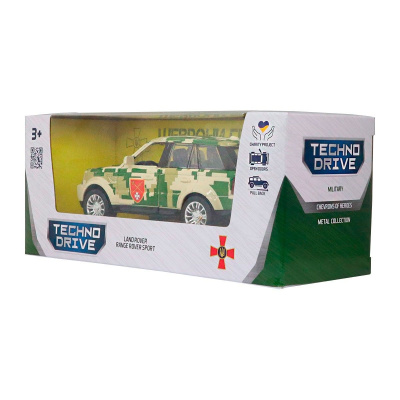 Автомодель серії Шеврони Героїв - Land Rover Range Rover Sport - ОК Захід TechnoDrive 250399UM