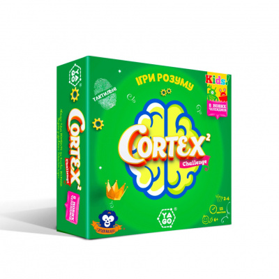 Карткова гра "Cortex 2 challenge Kids" YaGo 101007919, 90 карток, 24 фішки очок