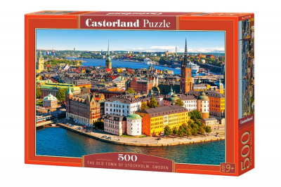 Пазли Старе місто Стокгольм, Швеція, 500 елементів Castorland В-52790