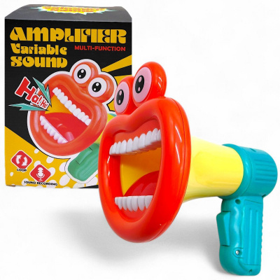 Гучномовець для зміни голосу (працює від батарейок) MIC S077-1