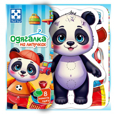 Гра розвиваюча Vladi Toys з липучками Панда Vladi Toys VT1320-06