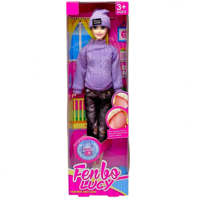Лялька вагітна Fenbo Lucy 29см (ФІОЛЕТОВА) MIC FB076C