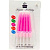 Свічки неонові, рожеві MIC 10-90