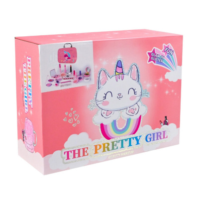 Дитячій набір косметики "The Pretty girl" 2605B-JY2405 лаки, тіні, помада
