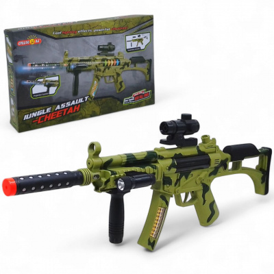 Автомат на батарейках Jungle Assault - Cheetah, світло, звук CHUANG Lida 808-3