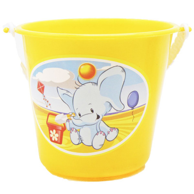 Відро дитяче Пляжні розваги, жовте Maximus 5048
