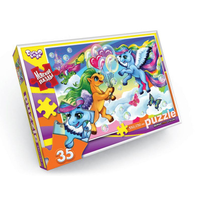 Пазли Єдиноріжки (35 елементів), вид 8 Dankotoys S35-10-01,02,03,04...16