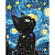 КАРТИНА ПО НОМЕРАМ KITTENʼS NIGHT 40*50 см Riviera Blanca RB-1222