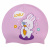 Шапочка для плавання силіконова, у пакеті ЗАЄЦЬ (РОЖЕВА) MIC G26495