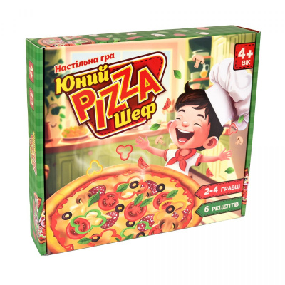 Настільна гра Юний Pizza Шеф, українською мовою Strateg 30781