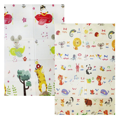 Двосторонній килимок Тварини, 180х120 см MIC K6601