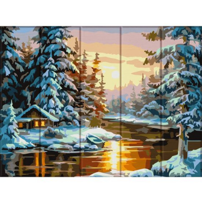 Картина за номерами на дереві Зима Art Story ASW104