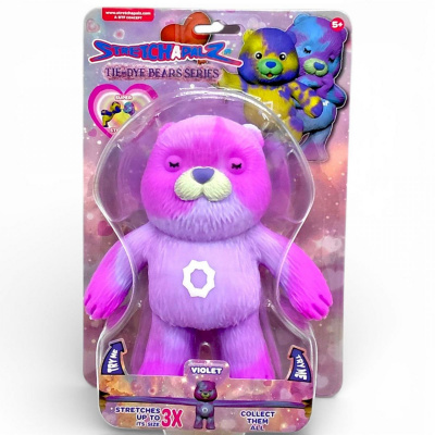 Іграшка-тягнучка Стрейчапалз 14см, серія TIE DYE BEARS (ВИД4) MIC 988420