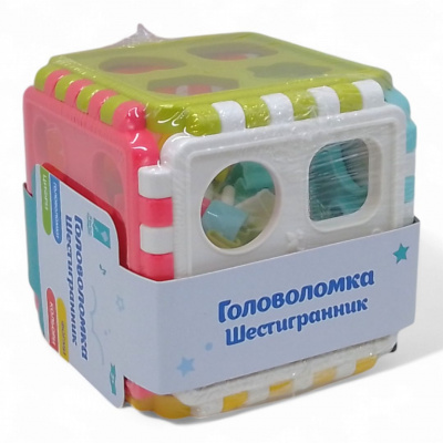 Логічна гра-сортер Головоломка Шестигранник Країна іграшок PL-724-19