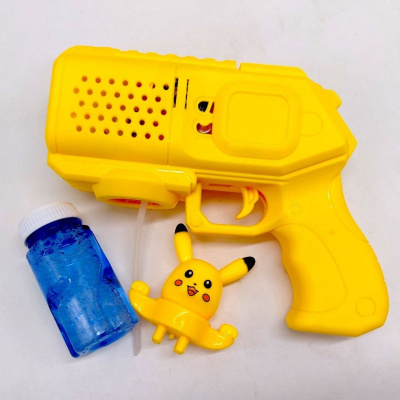 Пістолет з мильними бульбашками ПІКАЧУ / PIKACHU, жовтий MIC BIGBG004