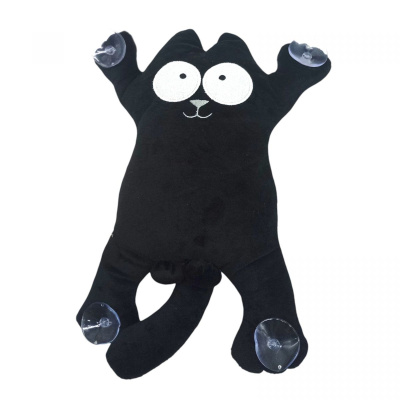 Мʼяка іграшка Кіт Саймон (28см) (ЧОРНИЙ) Копиця 00284-134