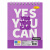 Блокнот для записів "YES you can" А6 АП-1711-10, 40 аркушів, пружина зверху