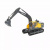 Автомодель "Екскаватор Volvo EC220E" Bburago 18-32086 серії Construction