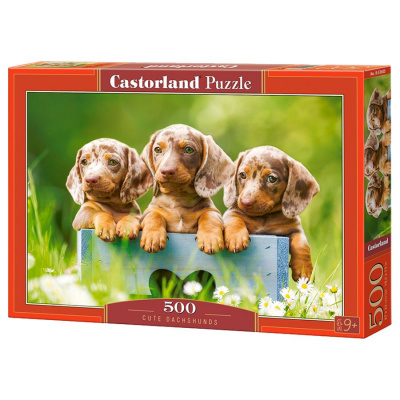 Пазли Щенята такси, 500 елем. Castorland B-53605
