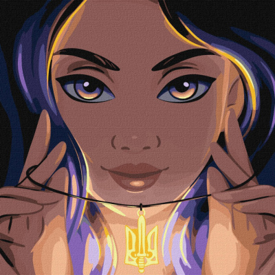Картина за номерами "Сміливість" ©krizhanskaya Ідейка KHO2633 40х40 см