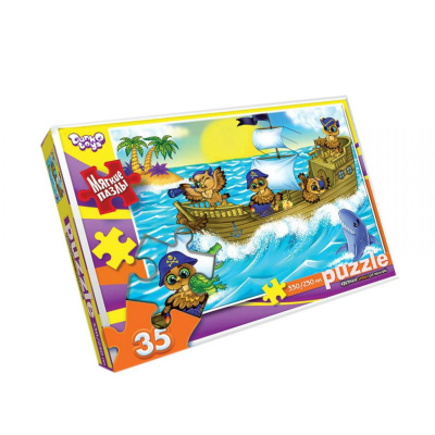 М'які пазли Сови пірати, 35 елементів Dankotoys S35-09-03
