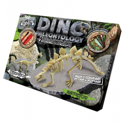 Ігровий набір для проведення розкопок DINO PALEONTOLOGY 6377 в коробці  Стегозавр