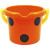Відро пластикове Горошок (помаранчеве) М.Тoys 23247