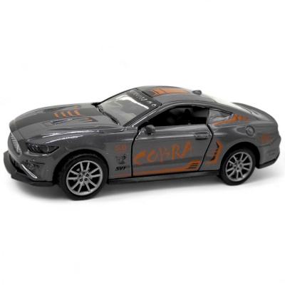 Машина металева Автопром. Ford mustang: COBRA, сіра Автопром AP74166