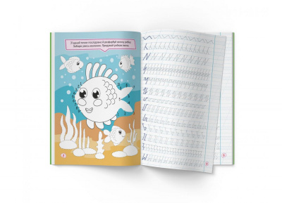 Прописи Готуємо руку до письма. Каліграфічний тренажер (укр) Crystal Book F00030082