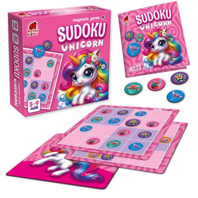 Магнітна гра ROTER KAFER. SUDOKU: UNICORN ROTERKAFER RoterKafer RK2150-02