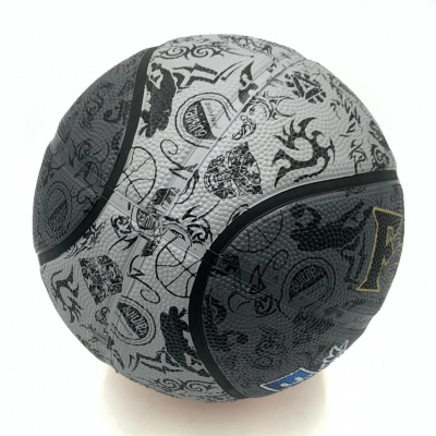 М'яч баскетбольний Fox ball №7 NE-BAS-1027, чорно-сірий