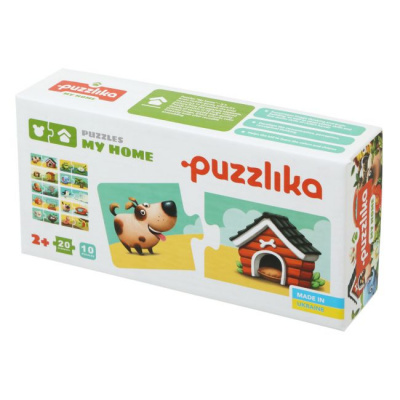 Пазли для малюків Мій дім (20 елем) Puzzlika 13074
