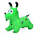 Дитяча іграшка-стрибун "Собачка" MS 4161(Green) гума, до 20 кг
