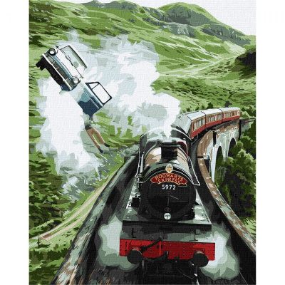 Картина за номерами Harry Potter: Політ до Гоґвортсу 40х50см Ідейка KHO5231