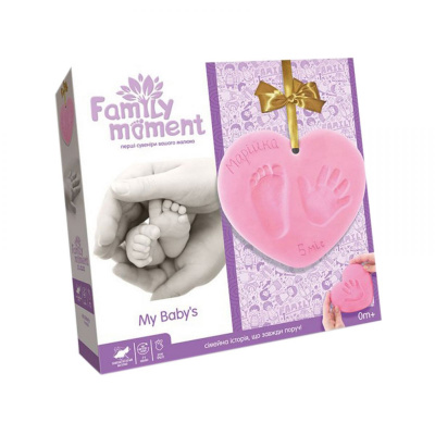 Набір для відбитка ручки і ніжки Family Moment, FMM-01-02U (укр) Dankotoys FMM-01-01U,02