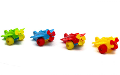 Каталка-конструктор Mega Літачок (ЧЕРВОНИЙ) Maximus 5236