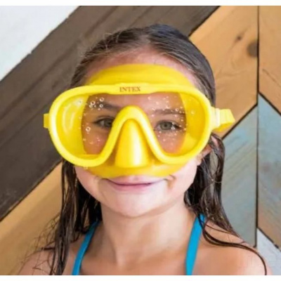 Маска і трубка Aquaflow Play,(салатовий) Intex 55642