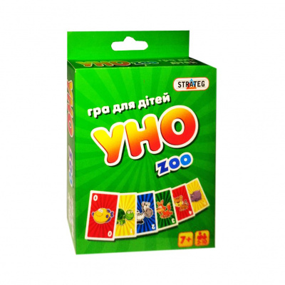 Карткова гра УНО Зоо Strateg 7016