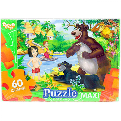 Пазли максі (60 ел) Мультяшки: Попелюшка Dankotoys Mx60-10-01,02,03,04...16