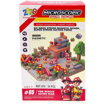 Магнітний конструктор Small World, 54 дет 2829 RDF1074