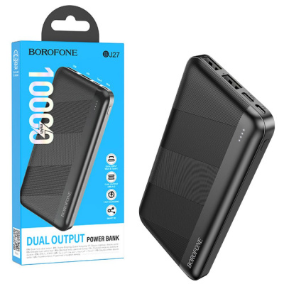 Портативний зарядний пристрій Borofone BJ27 (10000mAh), чорний Borofone 41,898