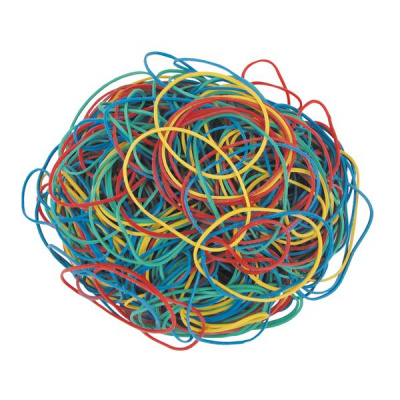 Гумки для грошей кольорові, 200 г Axent D4621