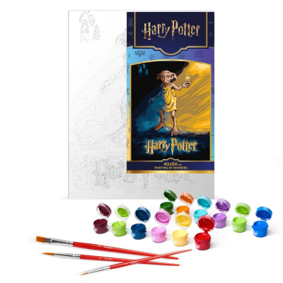 Картина за номерами Harry Potter: Постер з Добі 40х50см Ідейка KHO5221