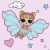 Картина за номерами з фарбами металік L.O.L. Surprise! O.M.G. Fairies Skystarling 40х40 см Ідейка KHO1092