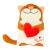 Подушка Котик. Be mine MiC ПД-0350