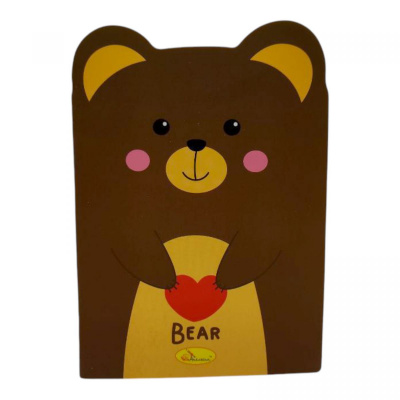 Блокнот з вушками BEAR 24 аркушів 11x16 Апельсин АП-1803